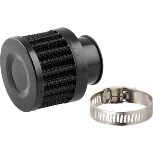 25mm Black Car Car Air Filters For Motorcycle Cold Air Intake High Flow Turbo Vent Crankcase Vent Cover Breather Valve