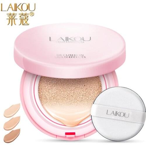 Air cushion BB Cream Concealer CC cream Brighten Skin Makeup Moisturizer Firm Concealer Repair Isolation Natural Long-lasting15g