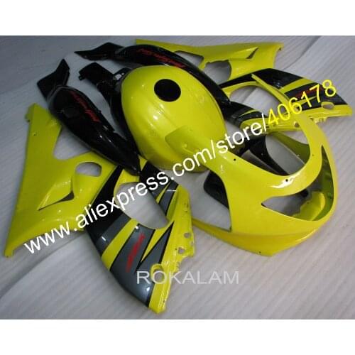 Top Quality 1997-2007 YZF600R Fairing For Yamaha YZF-600R Thundercat 97-07 Yellow Black Motorcycle Fairings