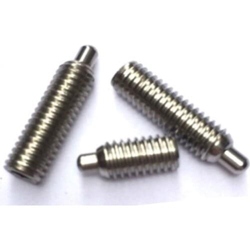 5PCS Spring plungers,threaded-with pin, M3 M4 M5 M6 M8 M10 304 Stainless Steel