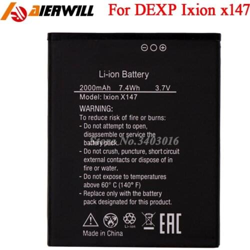 For DEXP Ixion X 4.7 Ixion x147 Battery (UMI X1 Pro / LTJ A25) Bateria Batterij Accumulator 2000mAh