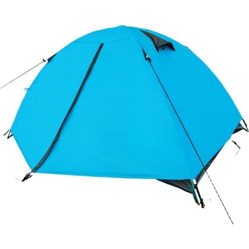 Aluminum Pole Double Deck Outdoor Tent Couple Camping Supplies To Undertake OEM Gifts Foreign Trade