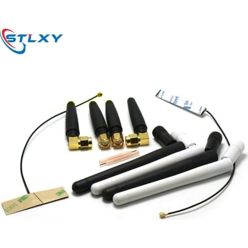 2PCS 2.4Ghz 3dbi WIFI Antenna 2.4G RP SMA Male Universal Antennas Amplifier WLAN Router Antenne Booster 2400-2500mhz