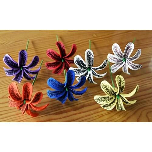 Free Shipping F0010 80pcs/ lot 7CM 8 colors Foam tiare hair pick women wear hair accessories Hawaii tropical flower