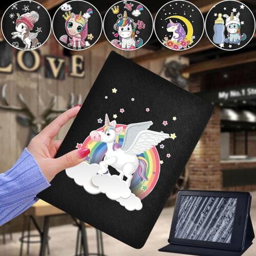 Case for Amazon Kindle 8/10th Tablet Pu Leather Folding Stand Tablet Cover Case for Amazon Paperwhite 1 2 3 4 Tablet Accessories
