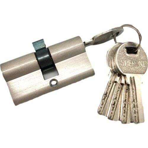 Double Open Lock Door Window Security 60 70 80 90mm Cylinder Key Anti-Theft Entrance Brass Door Lock Lengthened Core