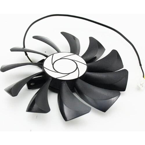 HA9010H12F-Z Graphics Fan Replacement 2Pin 85MM GPU Cooler Fan Repair Kit for MSI RX560 GTX1050/1050ti AERO ITX