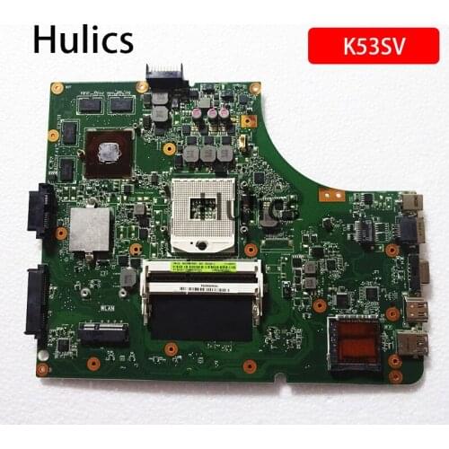 Hulics Original K53SV mainboard for Asus K53SV A53S K53S K53SC K53SM Laptop Motherboard 2GB BOARD main board