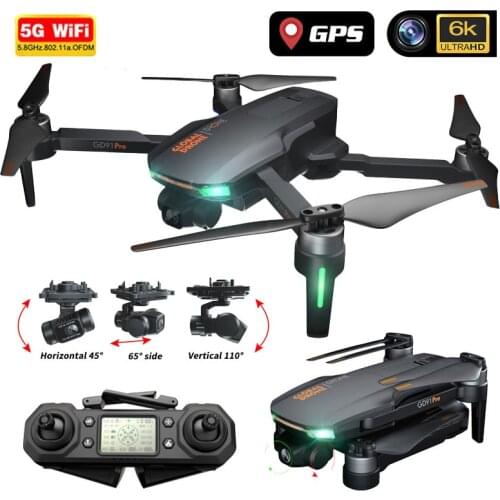 GD91Max Drone With 6K HD Camera 5G GPS WiFi Professional Quadcopter Three-Axis Gimba Brushless Motor Dron Supports 32G TF Card