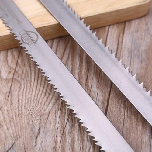 2pcs S1122C Stainless Steel Reciprocating Saw Blade for Cutting Bone Meat Wood Metal Cutter Tool