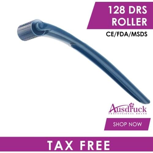 Micro Needle Microneedling 128 Roller Dermaroller Titanium Beard Growth Titanium Dermaroller Anti Hair Loss Therapy Mezoroller