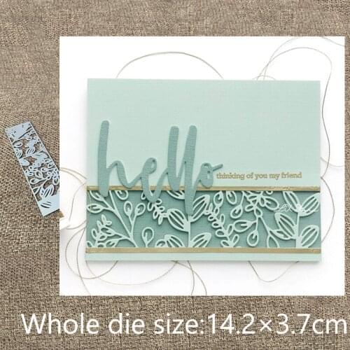 New Design Craft Metal stencil mold Cutting Dies flower edge decoration scrapbook die cuts Album Paper Card Craft Embossing