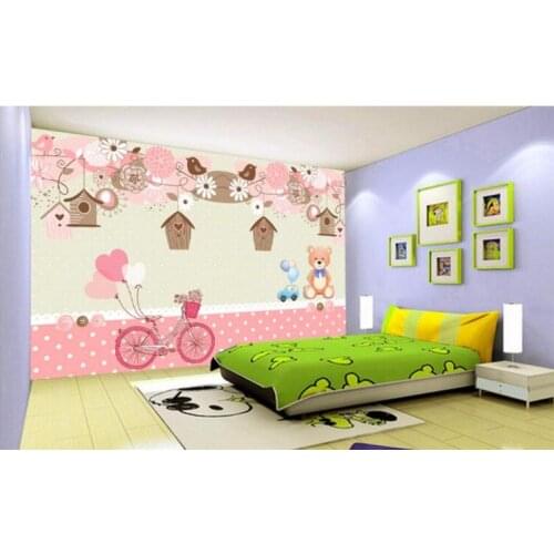 Papel de parede 3d wallpaper Custom Sentimental Rainy Season Warmer Kids Room Decorative Background Wall 3d wallpaper