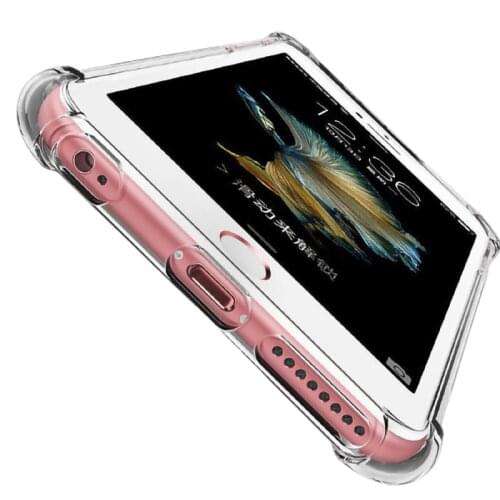 2PCS Transparent Silicone Shockproof Phone Case For iPhone 12 Pro Max Soft Anti-drop Phone Case For iPhone 7 8 XS Airbag Case