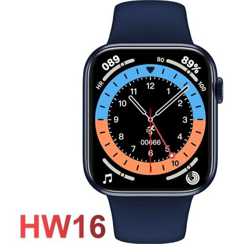 IWO 44mm HW16 Men Women Smart Watch 1.72inch Screen Long Standby Bluetooth Call Smartwatch Heart Rate Fitness Tracker IWO 12