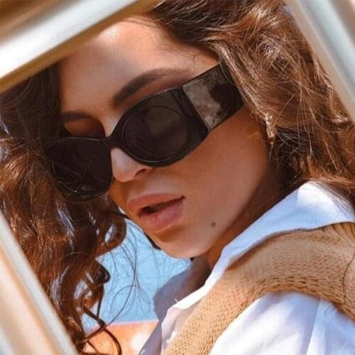 Vintage Rectangle Sunglasses Women 2021 Luxury Brand Ladies Fashion Square Big Frame Oversized Mens Sunglasses óculos UV400