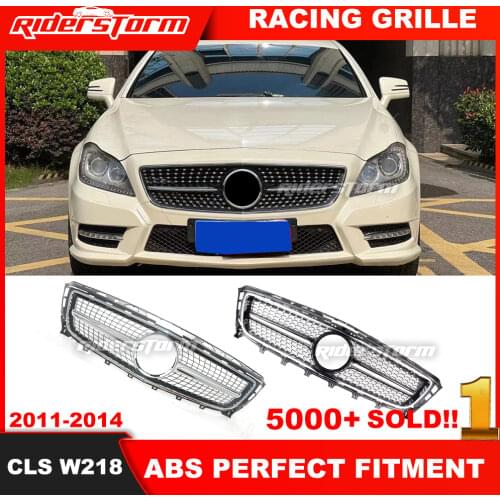 Diamond grille suitable for NEW CLS class W218 diamond Grille 2011-14 W218 CLS 250 CLS300 CLS350 Grille without emblem