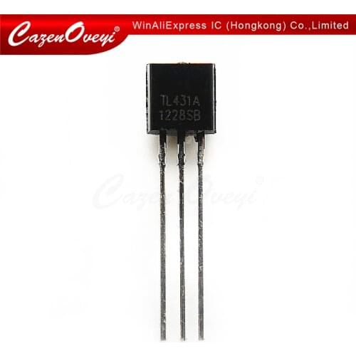 50pcs/lot TL431A TL431 Voltage References 2.5-36V Prog Adjust TO-92 new original In Stock