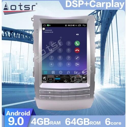 AOTSR One din PX6 Android 9.0 Tesla style Car GPS Navigation For Hyundai Veracruz Multimedia Player Radio HD Carplay Fast boot