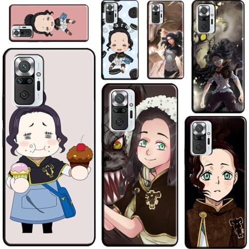 Charmy Black Clover Anime For Xiaomi Redmi Note 10 Pro 7 8 9S 8T Note 9 Pro Case For Redmi 9C 9T K40 9A Back Cover