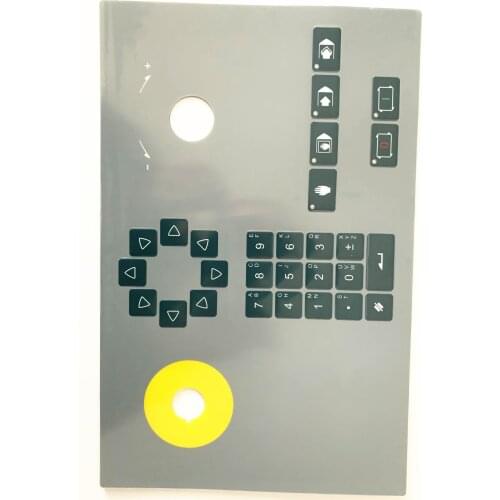For Netherlands DELEM CNC Bending Machine DA65WE Button Board with Cable Keyboard Membrane Switch Film