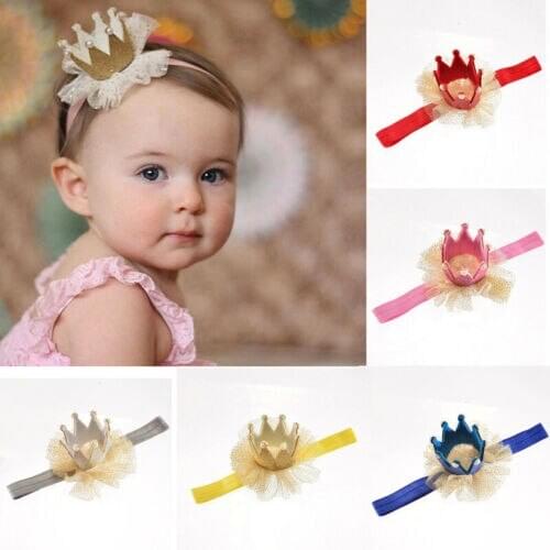 2019 1pcs Newborn Headband Cotton Elastic Baby Print Floral Hair Band Girls Bow-knot Headwear