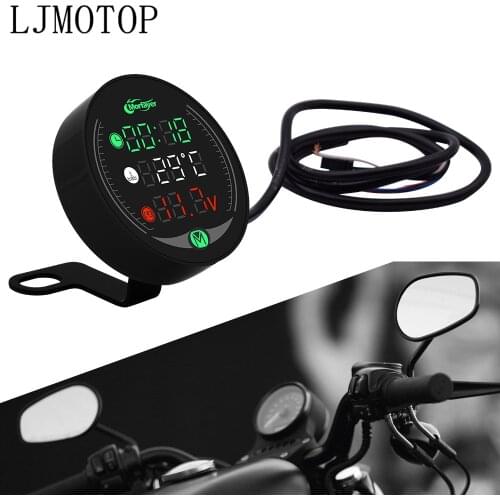Hot 5 in1 Motorcycle Meter Time/Water Temperature/Voltage/USB Table For Piaggio Vespa GTS GTV LX 60 125 250 300 Primavera Sprint