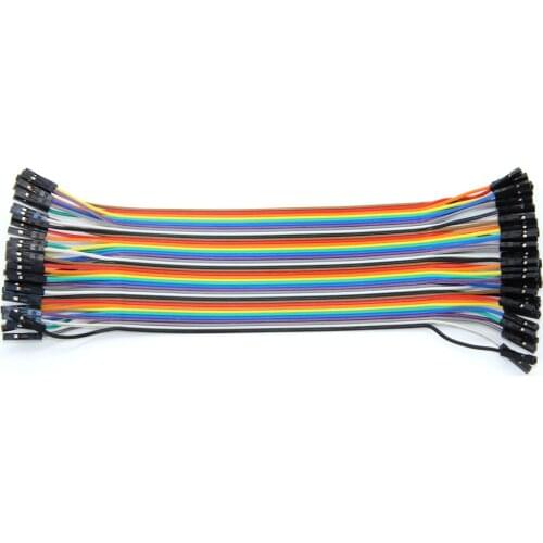 LILYGO® 20CM 40PIN 40P DUPONT LINE MALE TO MALE / FEMALE TO FEMALE / MALE TO FEMALE Jumper Wire CONNECTOR Cable FOR PCB