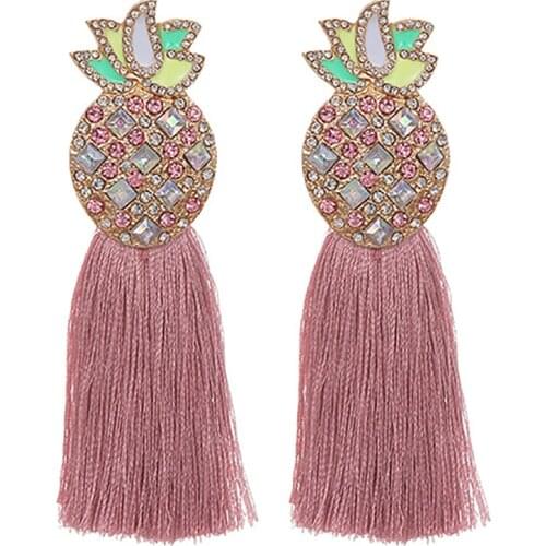 ZHINI New Long Tassel Earrings for Women Boho Statement Earring Handmade Jewelry 2020 brincos aesthetic Drop Earring Accessories