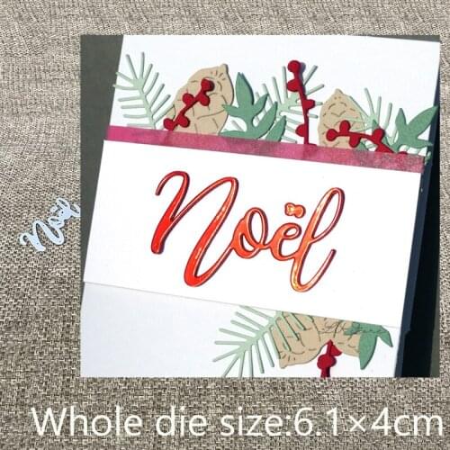 New Design Craft Metal Cutting Dies noel letters decoration scrapbook die cuts Album Paper Card Craft Embossing die cuts