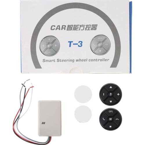 New Universal Car Steering Wheel DVD GPS Wireless Smart Button Key Remote Control