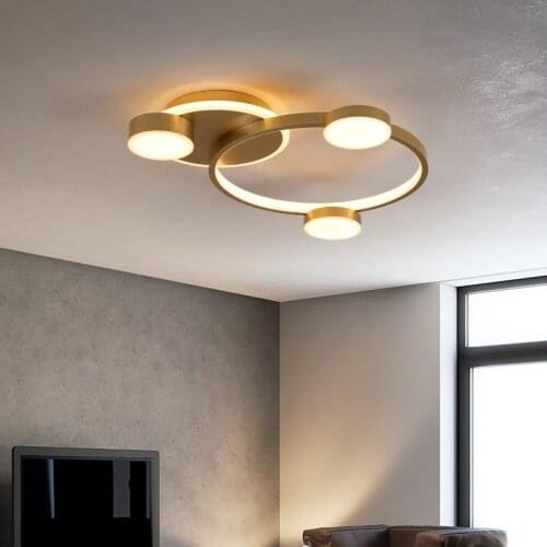 Modern Minimalist Ceiling Lamp Nordic Creative Living Room Lamp Home Atmosphere Personality Round Room Bedroom Lighting