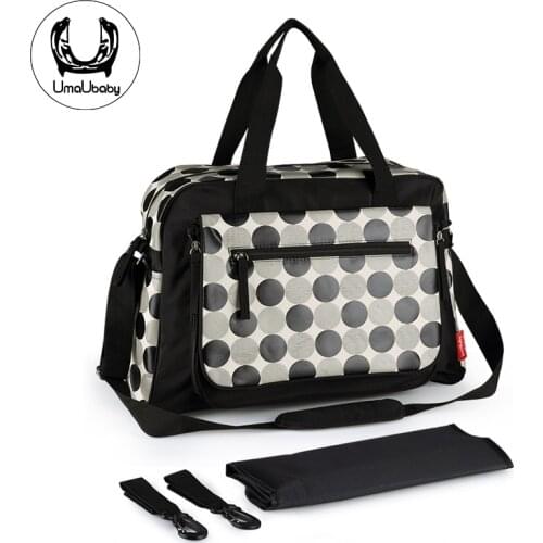 UmaUbaby Diaper Bag Large-Capacity Multi-Functional One-Shoulder Messenger Waterproof Mommy Bag Infant Travel Stroller Backpack