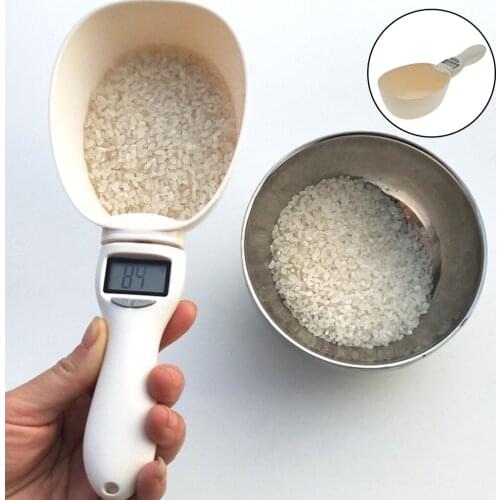 Pet Food Spoon Scale Handled Measuring Cup Kitchen Baking Weighting Spoon