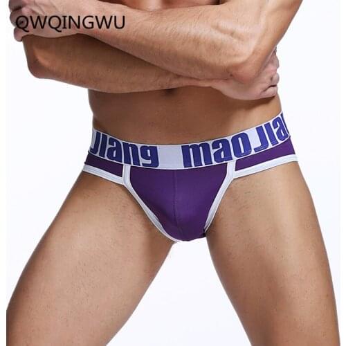 Mens Brief Underwear Men Sexy Low Waist Men Underwear BreathableHombre Slipe Gay Cueca Panties Shorts Underpants Briefs