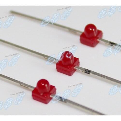 High quality 1.8MM ultra bright LED F1.8 Aircraft Plane I type Little Butterfly LED RED to RED Lamp bead