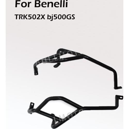 For Benelli Jinpeng TRK502X bj500GS Motorcycle Protector Upper Part Engine Guard Crash Bars Frame Protection Bumper