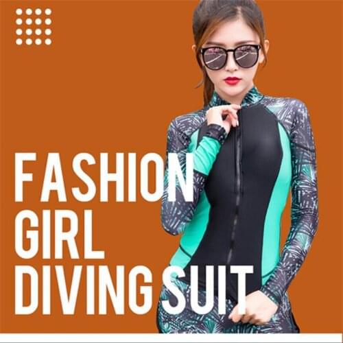 2019 Women Rash Guards beach top+shorts/pants diving swimsuit girls Surf clothing long sleeve UV rashguard swimwear windsurfing