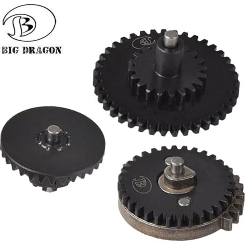 BIG DRAGON CNC 18:1 Flat Speed Gear Set Fit Ver.2 / 3 AEG Airsoft Gearbox for Hunting Paintball Shooting Toy Gun Accessory