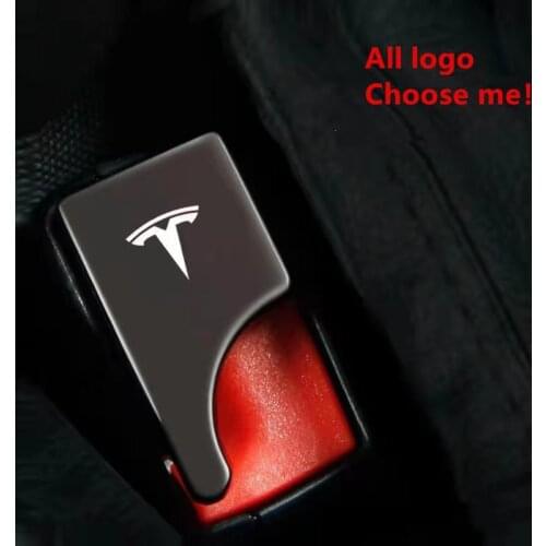 1PC Hidden Car safety seat belt buckle clip car accessories For Tesla model 3 y s x Car Accessories