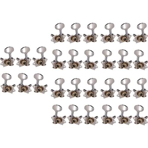 15L15R 1:18 Open Gear Strings Tuning Pegs For Acoustic Guitar Parts