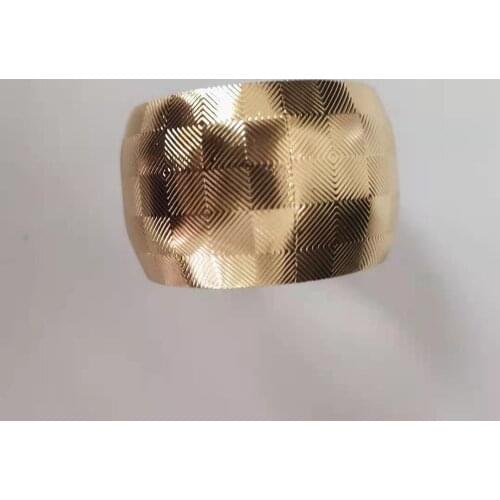 4PCS/Metal fine tile pattern drum-shaped napkin ring table top decoration for party reception, hotel wedding banquet