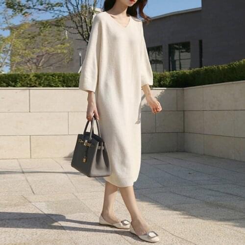 BARESKIY Fashionable Knitted Dresses