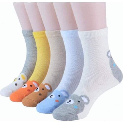 5 Pair/Lot Kids Soft Cotton Socks Boy,Girl,Baby,Cute Cartoon Warm Stripe Dots Fashion Sport Socks Autumn Winter Children Gift CN