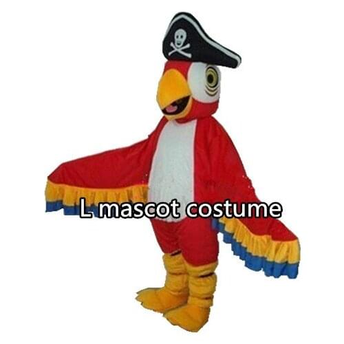 Pirates parrot mascot costume parrot bird cartoon costume adult size free shipping