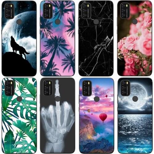 For Blackview A70 Case Rose Wolf Cute Patterned Cover Soft Silicon Phone Case for Blackview A80 Top Quality