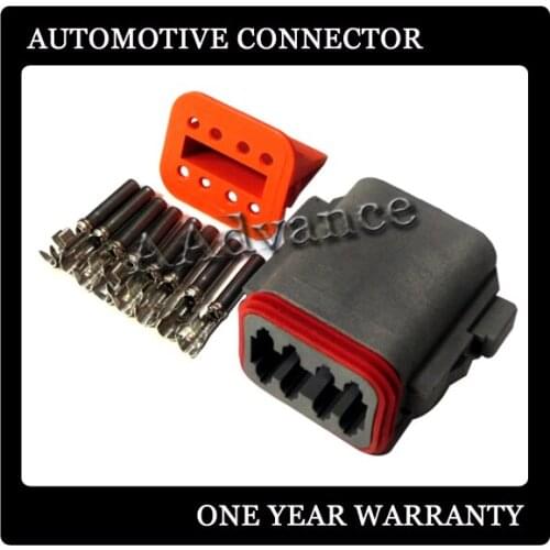 DT06-8SA C/W Pins & Wedglock DT 06 8S Deutsch DT Series 8 Way Plug Connector Kit