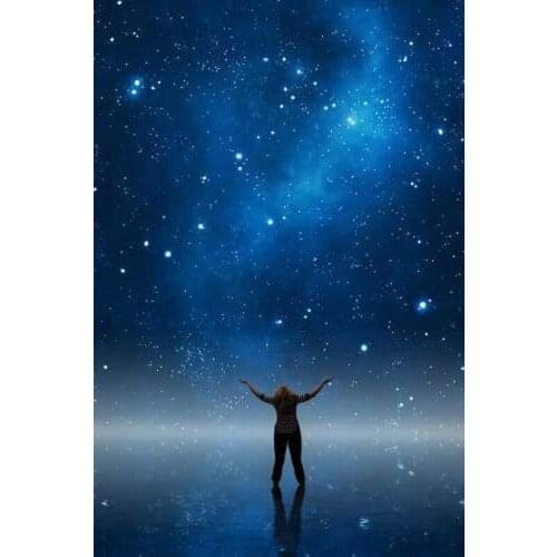 GLymg DIY Diamond Embroidery Craft Painting 5d Diamond Rhinestones Embroidery Under The Night Sky Diamond Wall Arts Decor