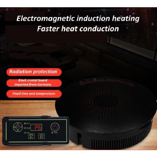 Hot Pot Shop Embedded Electromagnetic Furnace Commercial No Open Fire High-Power Circular