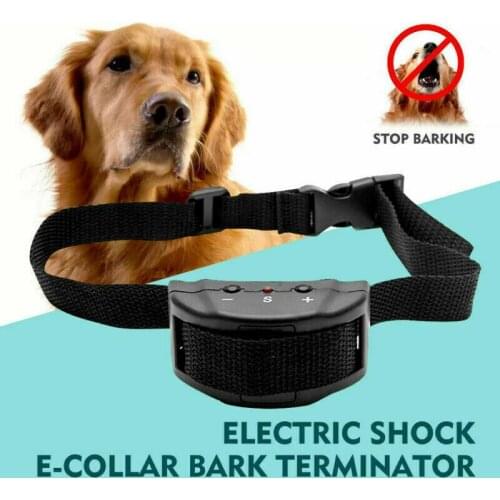 Hot Automatic Stop Bark Safe VIBRATION Training Dog Anti Bark Collar NO SHOCK Unit Collars
